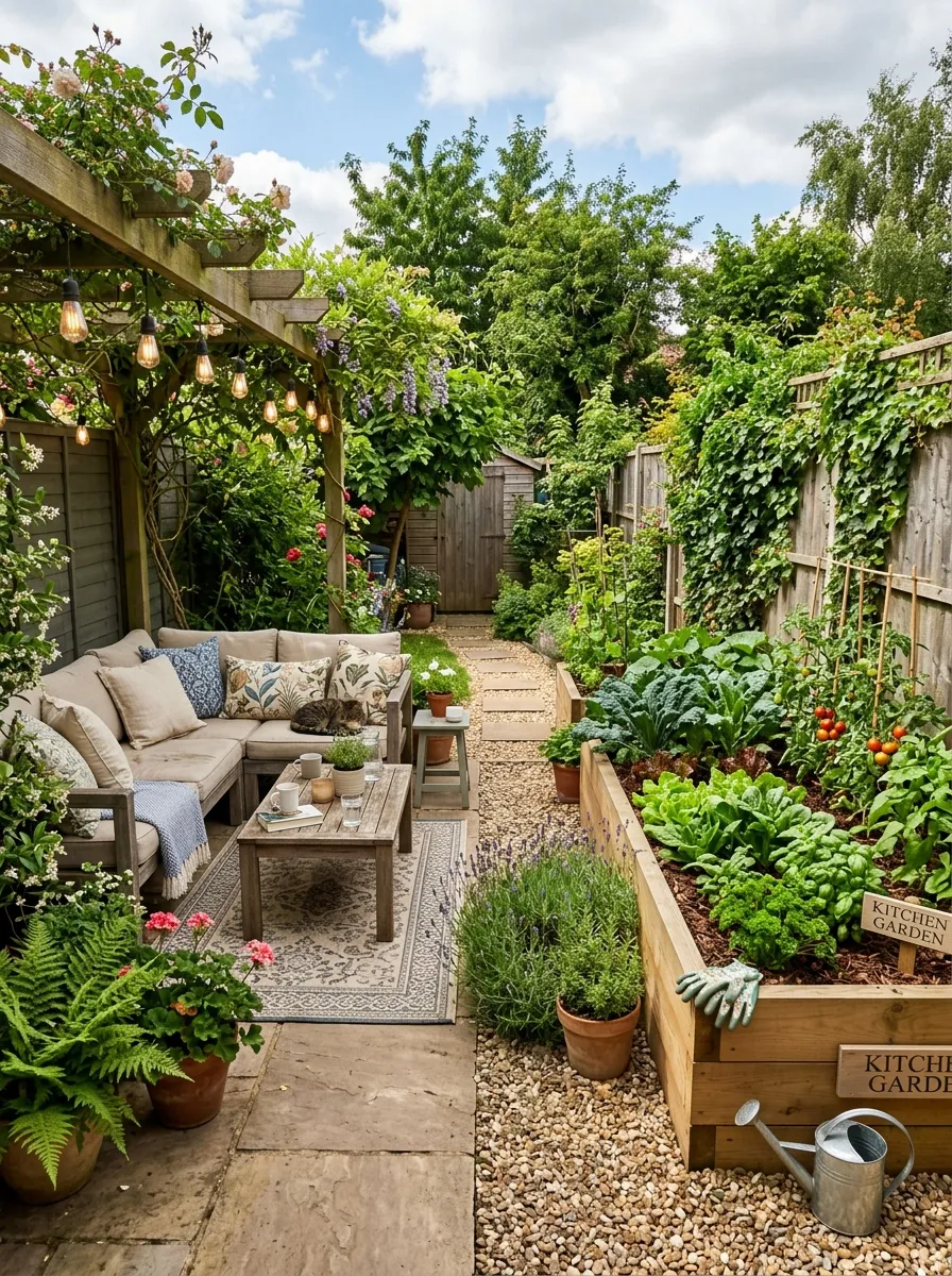 a cozy lounge seating area with cushions