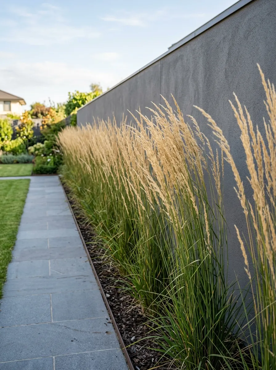 Add Architectural Grasses in Rows