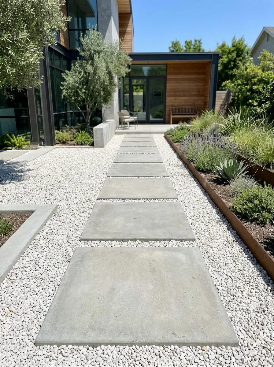Add Floating Steppers Over Gravel