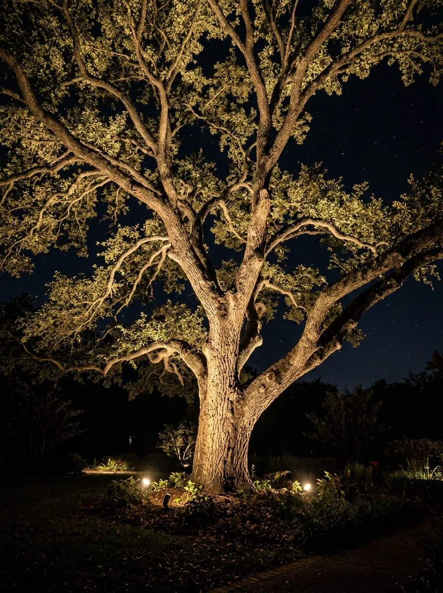 Add Uplighting on Trees
