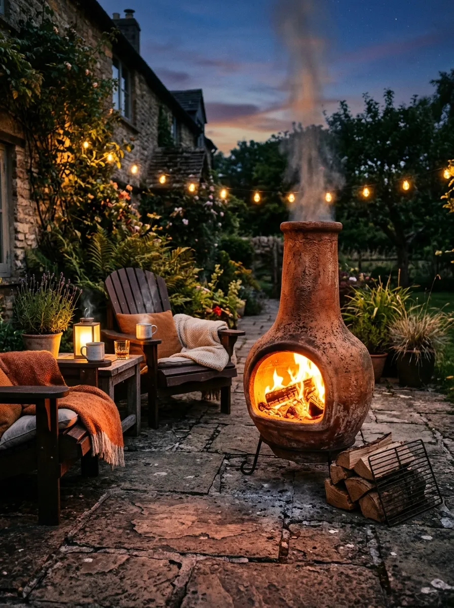 Add a Fire Pit Focal Point With a Chimenea