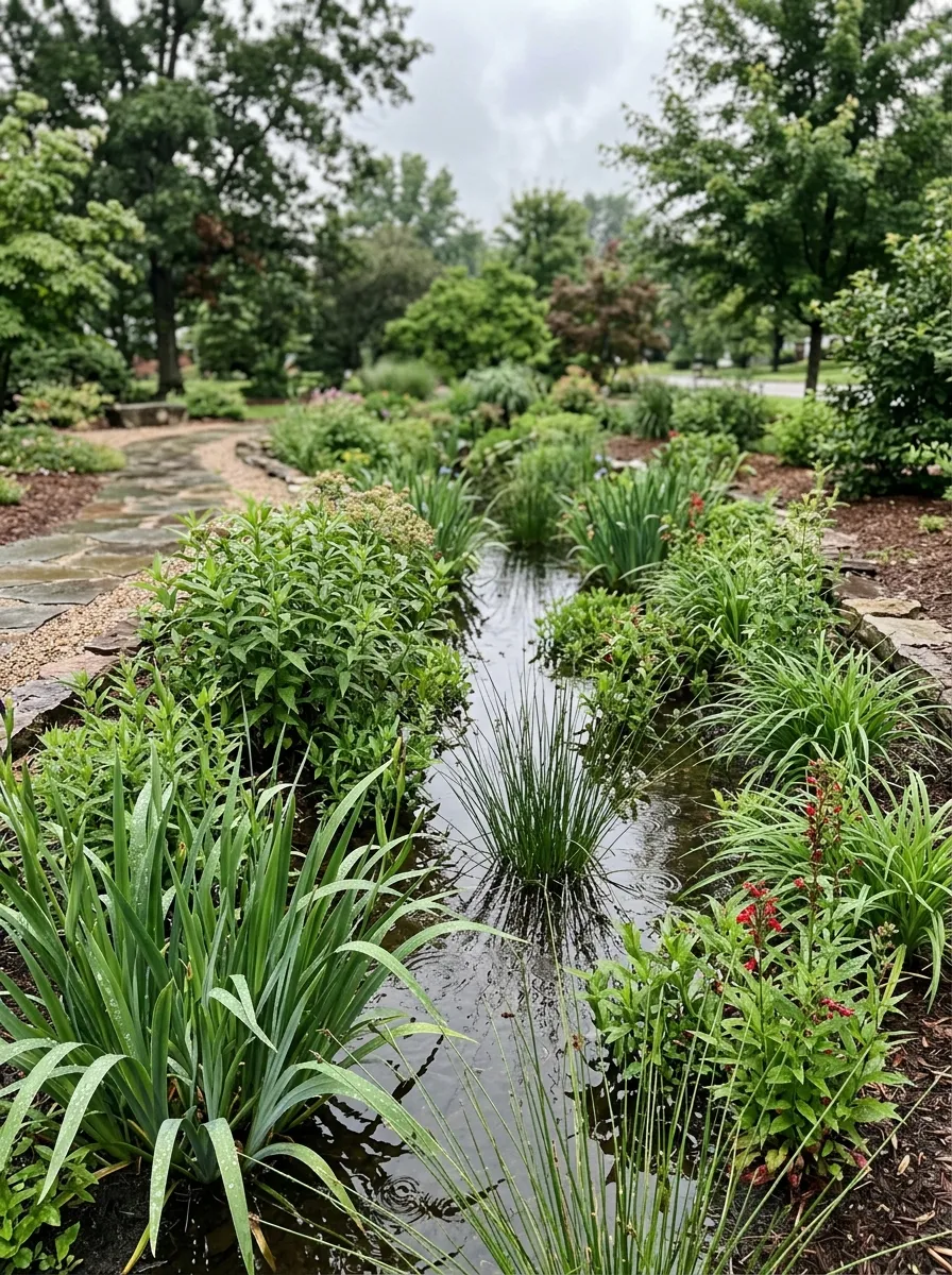 Add a Rain Garden to Handle Runoff Naturally