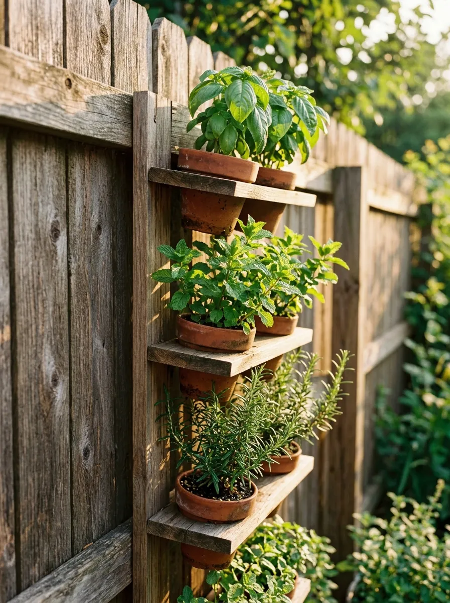 Add a Vertical Herb Wall