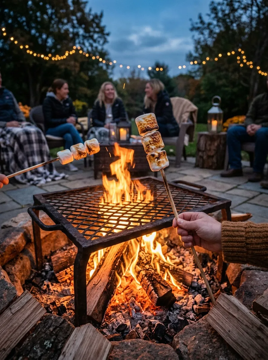 Build a Fire Pit Cooking Grate for S'mores and More