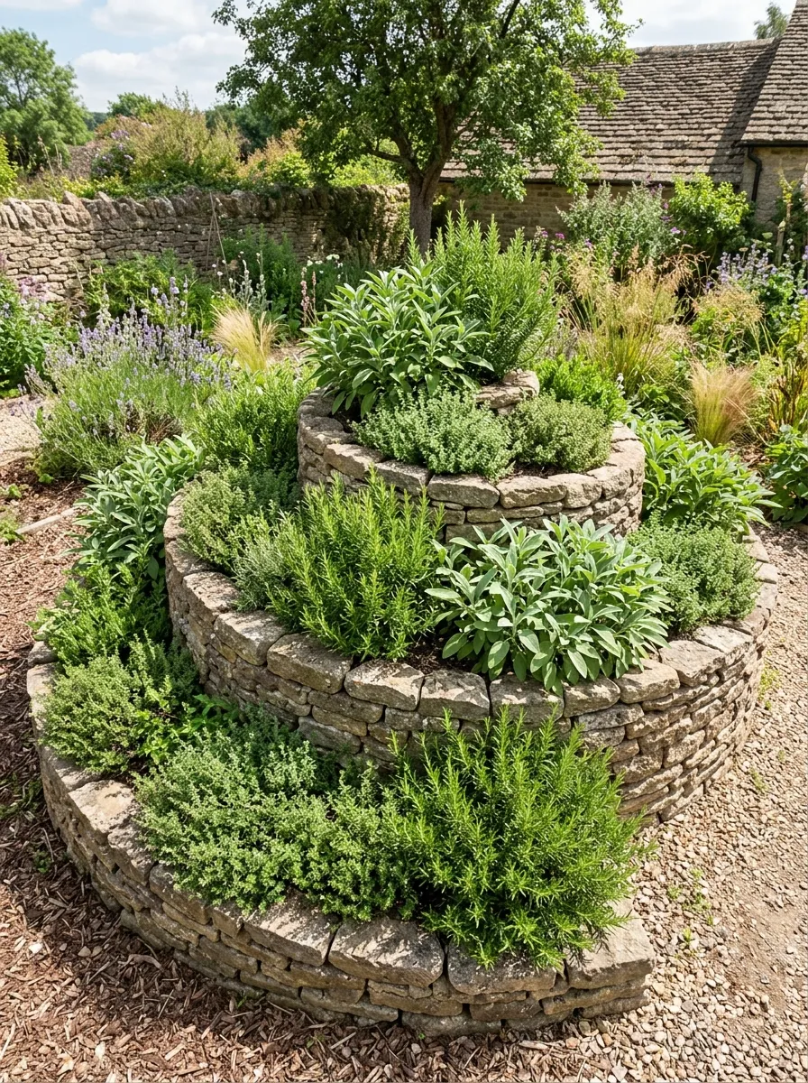 Build a Raised Herb Spiral