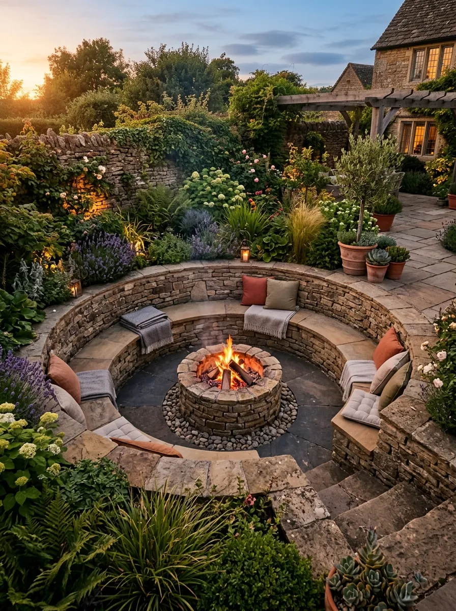 Build a Sunken Seating Area