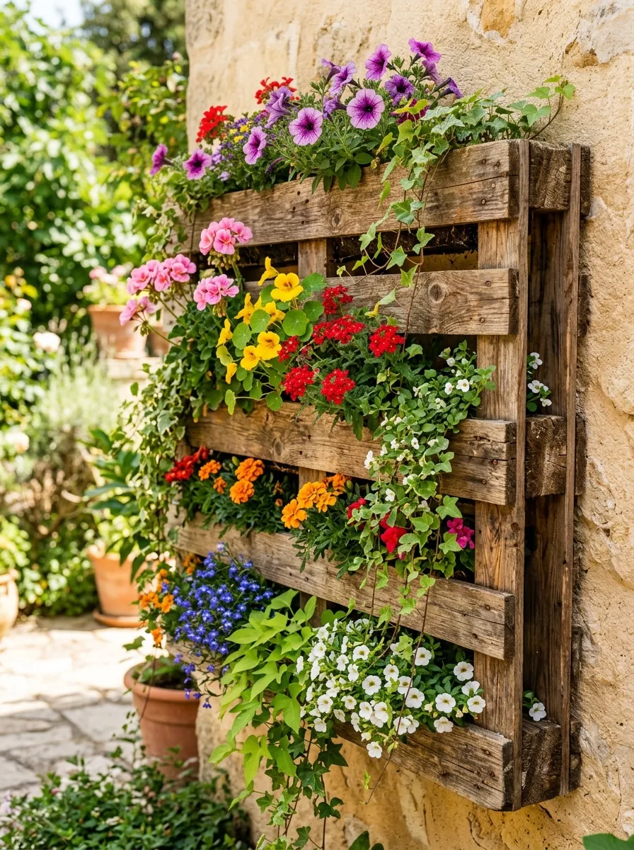 Build a Vertical Pallet Garden