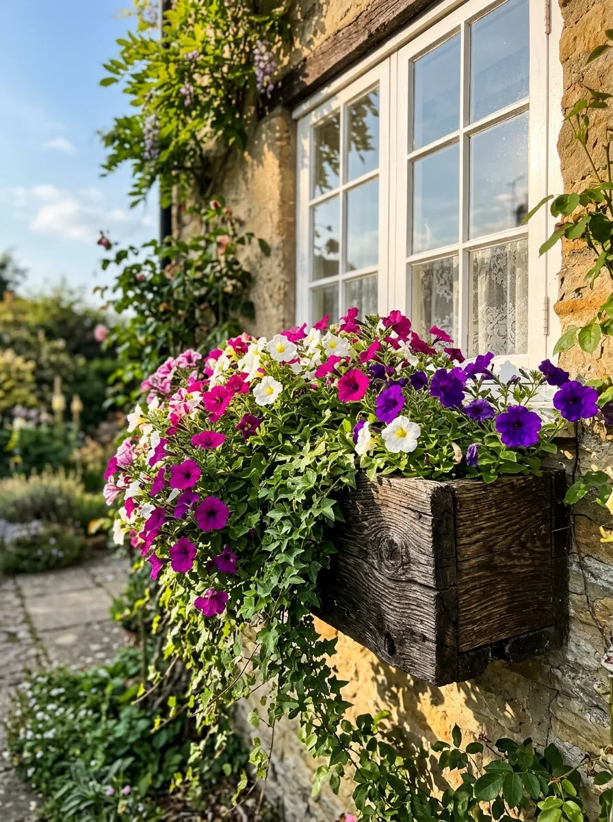 Build a Window Box for Trailing Flowers