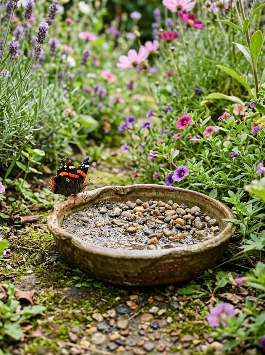 Create a Butterfly Puddle Station