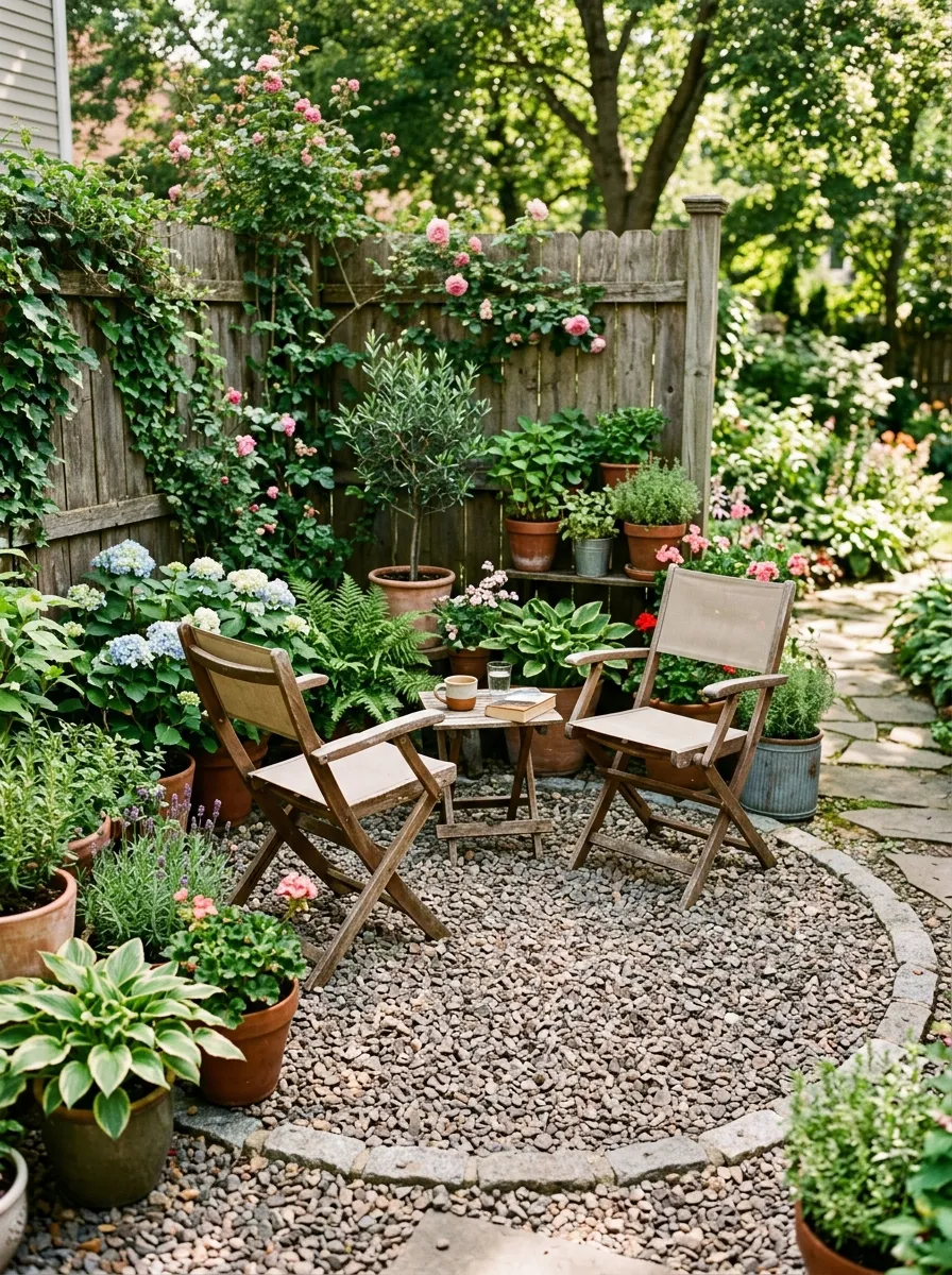 Create a Compact Gravel Seating Circle