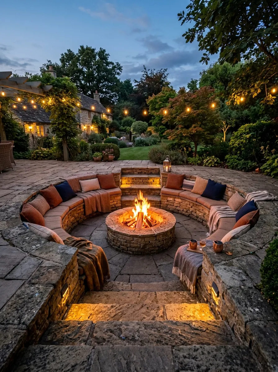 Create a Sunken Fire Pit Lounge
