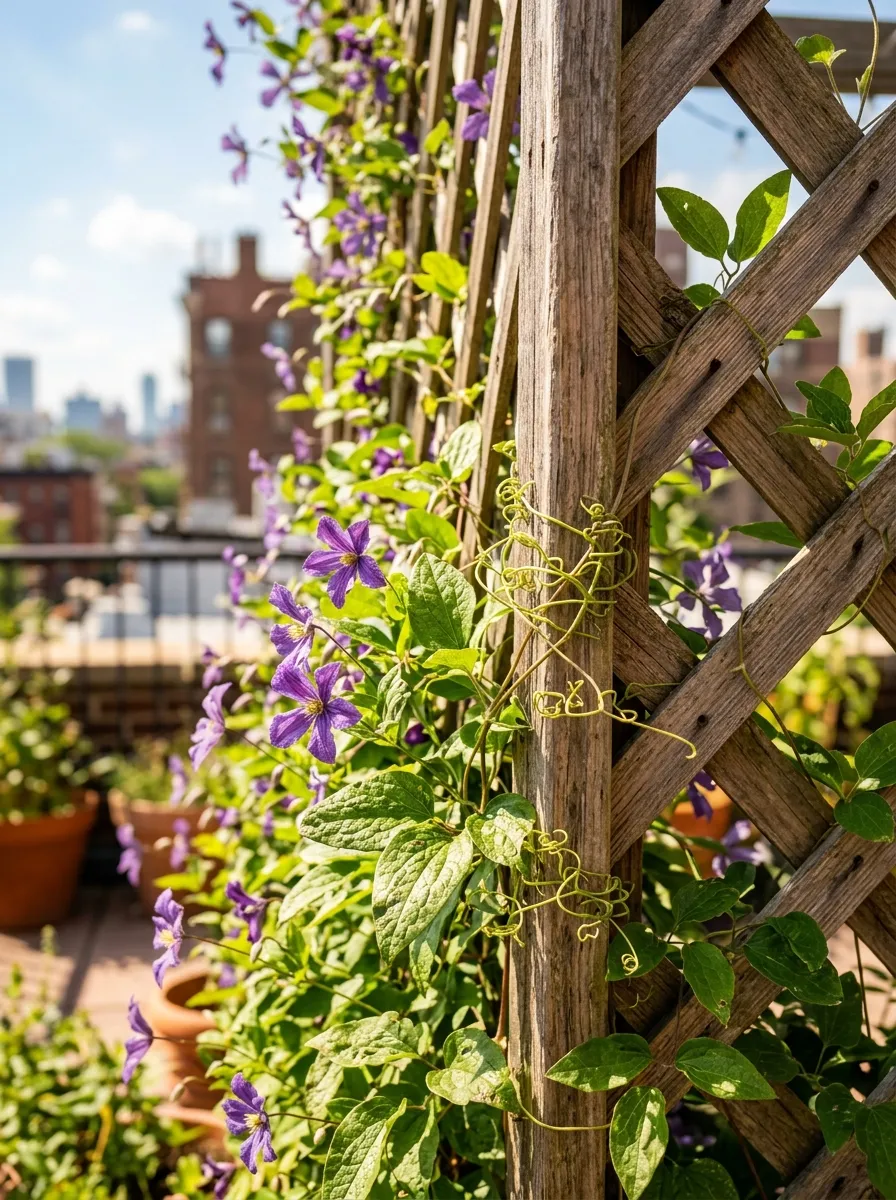 DIY Trellis for Climbing Vines