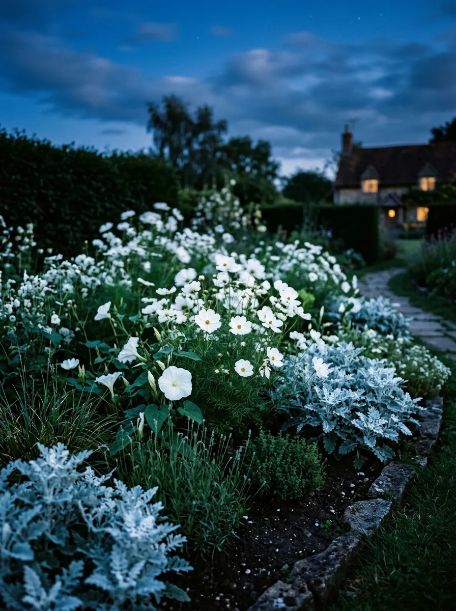 Design a Moon Garden for Evening Color