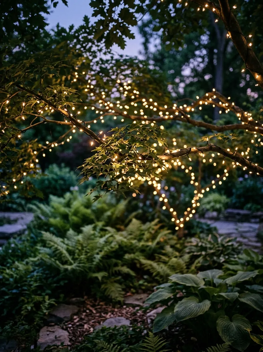Fairy Light Canopy for Nighttime Charm
