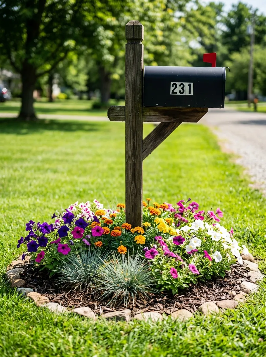 Frame Your Mailbox With a Mini Garden