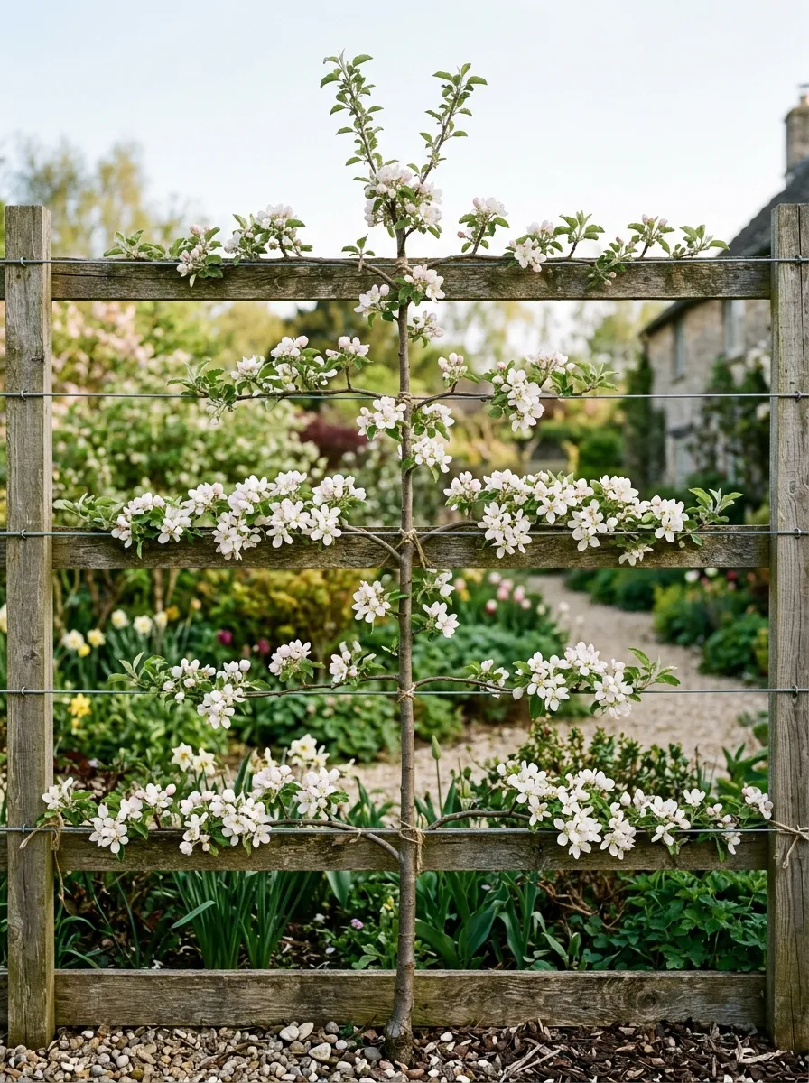 Grow Espaliered Fruit Trees Against a Fence