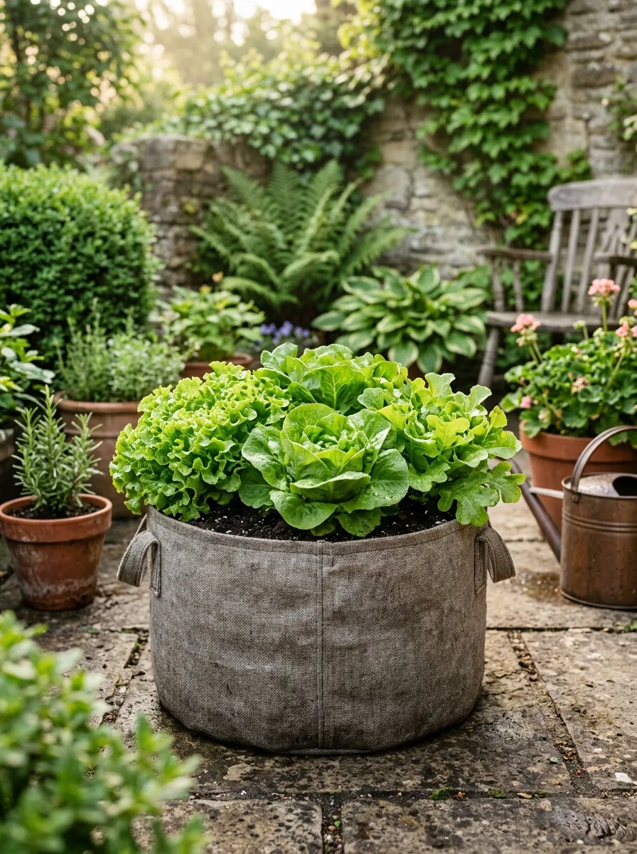 Grow a Compact Salad Garden in a Fabric Grow Bag
