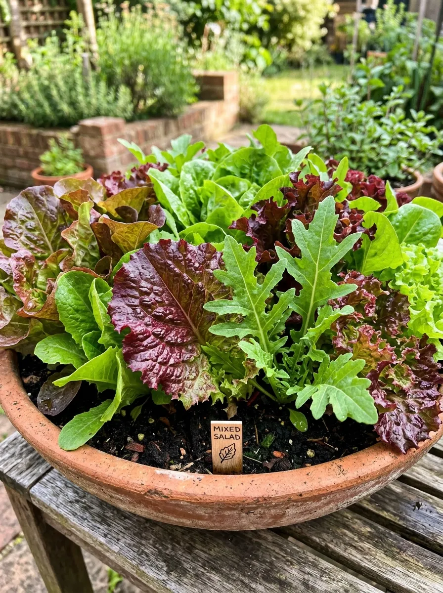 Grow a Salad Bowl Combo in One Pot