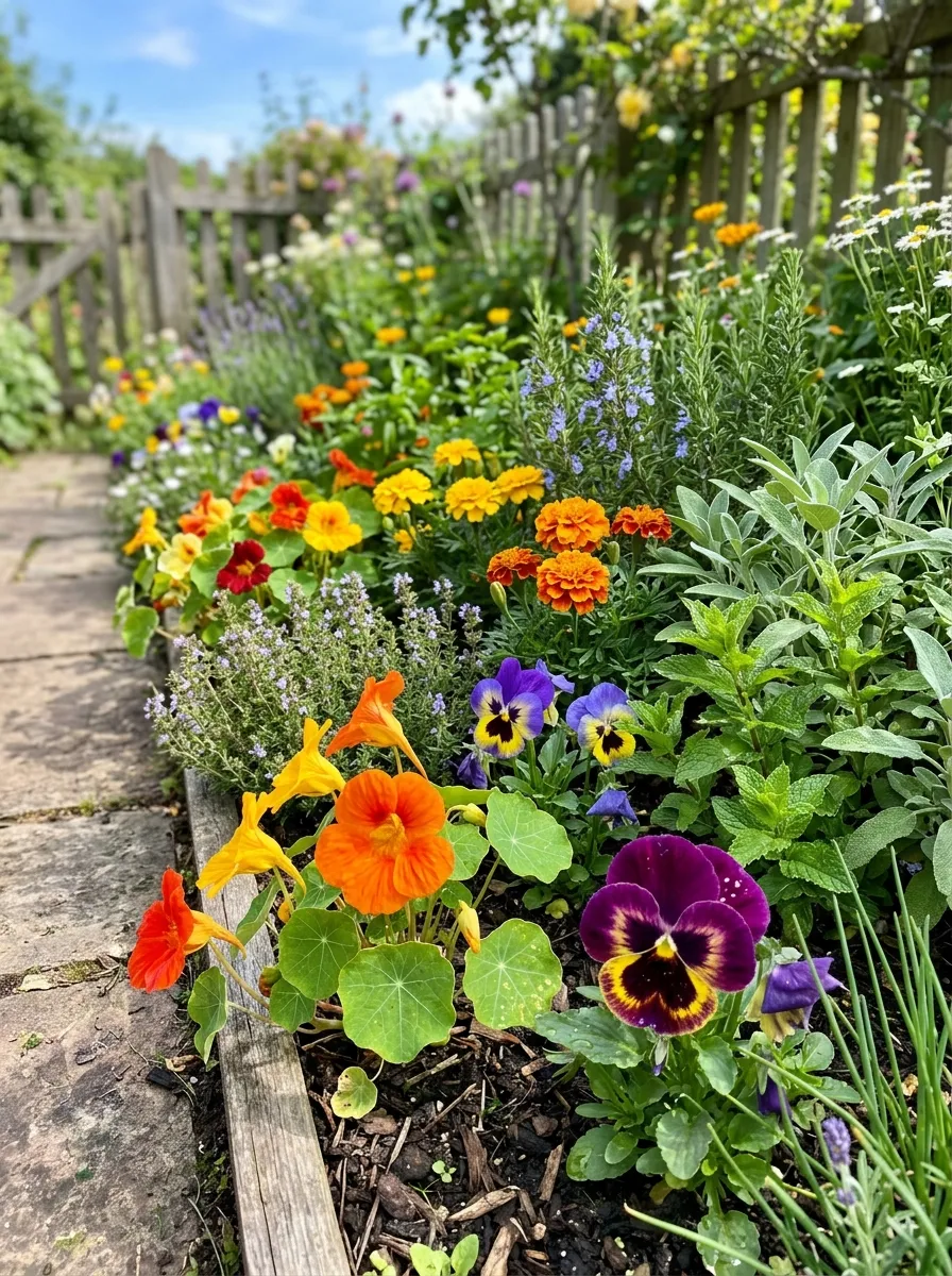Grow an Edible Flower Border