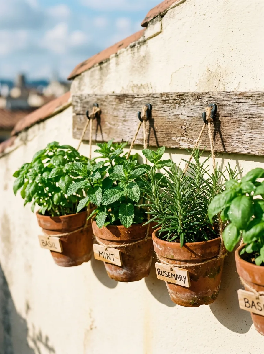 Hanging Herb Wall