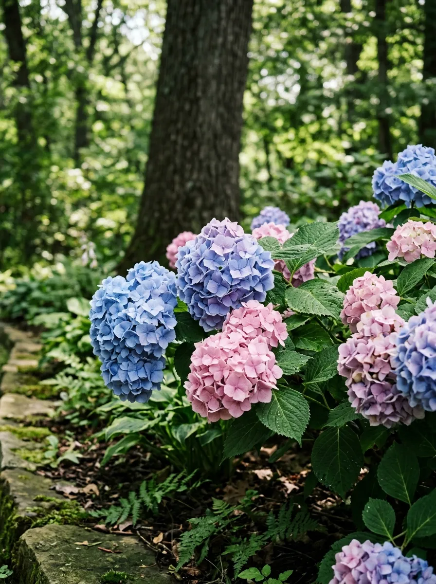 Hydrangea Shade Border
