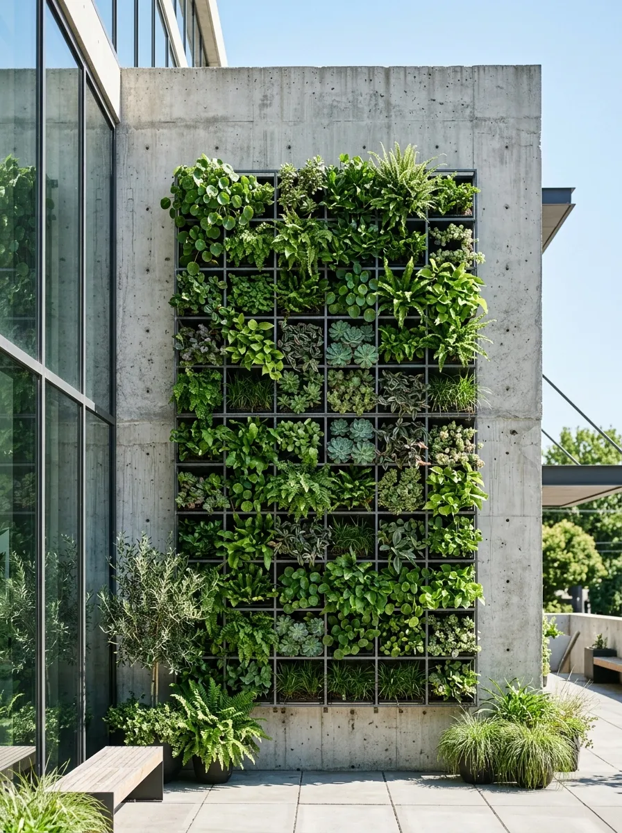 Install a Vertical Garden Wall Panel