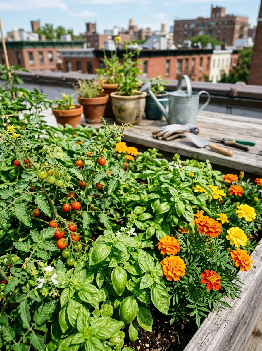 Kitchen Garden with Companion Planting