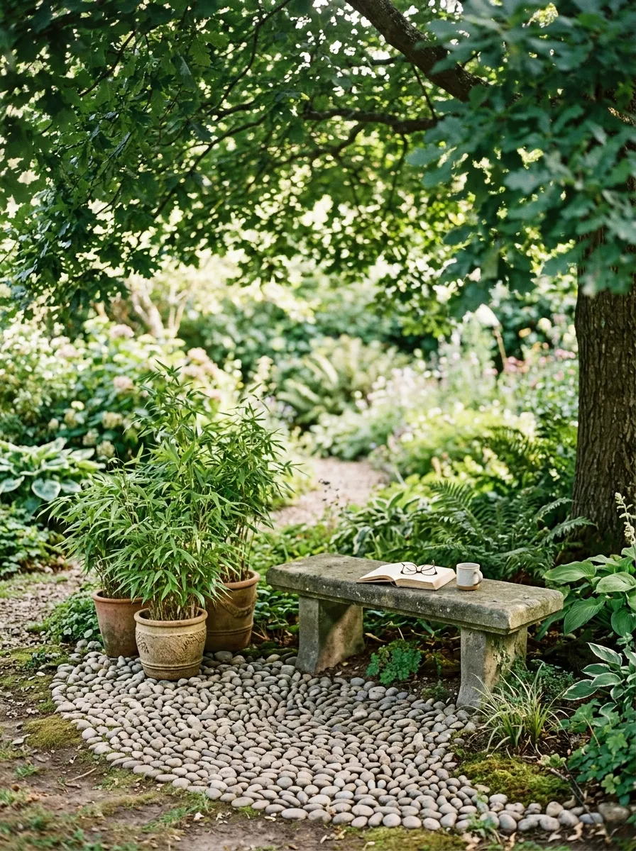 Mini Meditation Garden Under the Canopy
