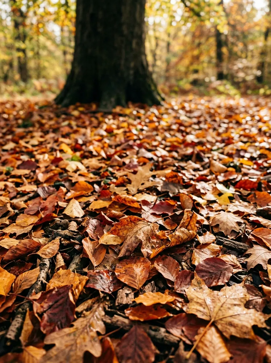 Natural Leaf Litter Mulch