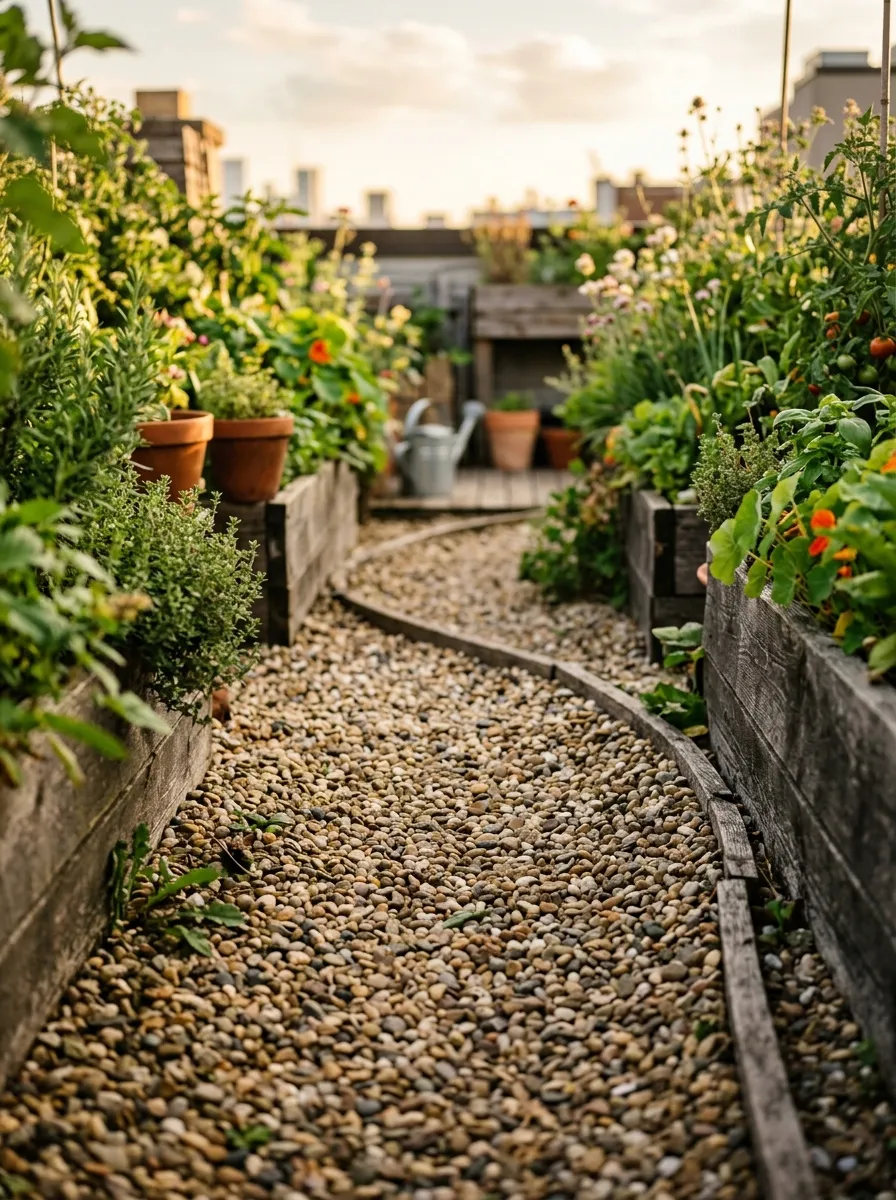 Pea Gravel Pathways