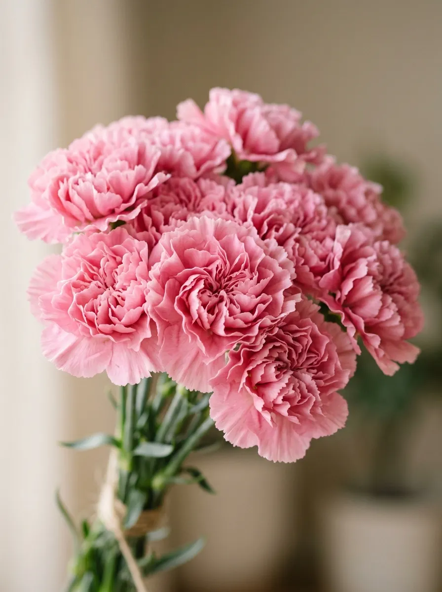 Ruffled Carnations