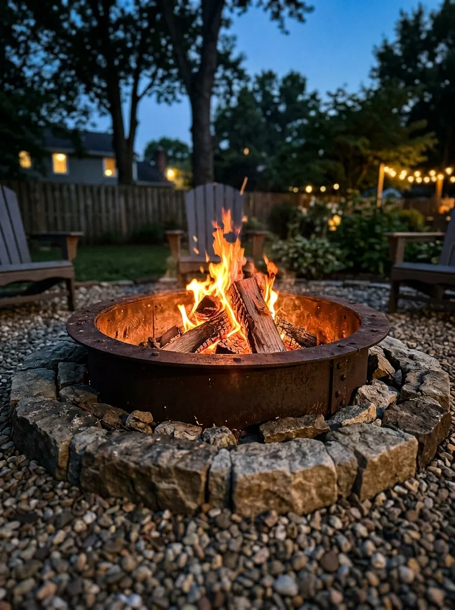 Use a Metal Fire Ring Insert for Safety