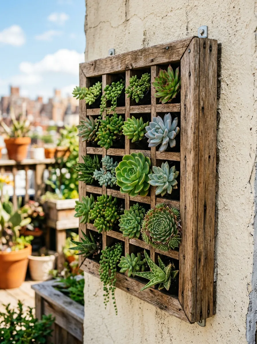 Vertical Succulent Wall